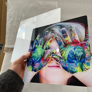 2mm mỏng hình chữ nhật thăng hoa kính cường lực Khung ảnh có thể in số lượng lớn màu trắng trống kính khung hình ảnh truyền nhiệt - Product Image 3