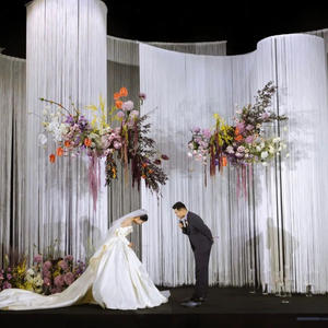 Tenda a Frange con Nappe per Decorazioni da Soffitto, Porta, Finestra, Parete, <span class=keywords><strong>Cucina</strong></span>, Casa, Divisorio per Stanze, Ideale per Matrimoni <span class=keywords><strong>e</strong></span> Hotel - Product Image 2