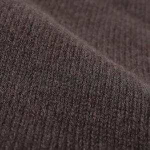 Gorro de lana tejido térmico con punta cerrada para mujer, orejeras pequeñas de Color sólido, estilo Pila, cúpula de invierno - Product Image 3