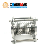 Raccords de tuyauterie à bride Flexible de qualité du groupe Changmao Joint de dilatation en métal en acier inoxydable de Type à bride