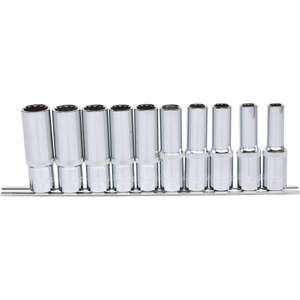 KS TOOLS-Jeu de douilles 918.0660 1/2 ''CHROME plus 12 points, profondeur 10-19mm (10 pcs) - EAN 4042146567050 HAND SOCKETS 1/2" - Product Image 1
