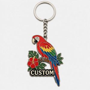 Porte-clés personnalisés en gros, porte-clés oiseaux en vol, cadeaux promotionnels pour les organisations de protection animale, souvenirs de faune sauvage - Product Image 2