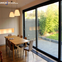 Venta Directa de Fábrica, Puertas Interiores Corredizas de Aluminio con Vidrios Dobles Templados de Alta Calidad para Casas en Nueva Zelanda