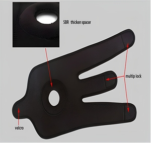 Supporto per Ginocchio Aofeite, Best Seller, <span class=keywords><strong>Ginocchiera</strong></span> Regolabile in <span class=keywords><strong>Neoprene</strong></span> per Uomini e Donne, Protezione per Ginocchio con Molla per Allenamento Fitness - Product Image 4
