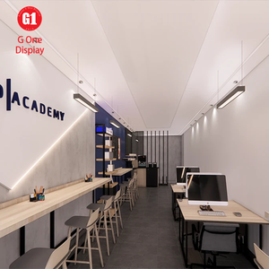 Étagères à livres haut de gamme sur mesure, design moderne pour librairie avec vitrines élégantes, éclairage LED, présentoirs artisanaux - Product Image 4