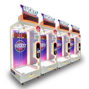 Usine Source personnalisée rose chanceux 7 jeux d'arcade à jetons ciseaux coupe prix cadeau Machine cadeau distributeur Machine de jeu - Product Image 4