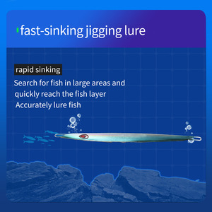 Señuelo de Pesca Jigging de 150G 200G 250G 300G, Hundimiento Rápido, Cebo para Pesca en Agua Salada, Señuelo Duro Biomimético para Lanzamiento a Larga Distancia - Product Image 3