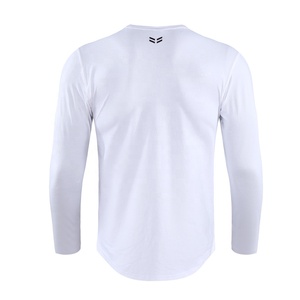 Camiseta deportiva de manga larga para hombre reflectante de secado rápido personalizada, camiseta de manga larga de gimnasio para hombre, camiseta de manga larga de gimnasio para entrenamiento y Yoga - Product Image 3