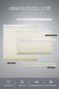 Zstarr Chất lượng cao bán buôn hoàn hảo phù hợp với từ trên xuống dưới lên <span class=keywords><strong>m</strong></span>ở rè<span class=keywords><strong>m</strong></span> không thấ<span class=keywords><strong>m</strong></span> nước <span class=keywords><strong>M</strong></span>àn tổ ong Shades cho phòng khách - Product Image 2