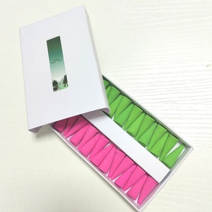 Encens en cône triangulaire coloré en bois naturel Topflow, temps de combustion de 20 à 30 minutes, pour huiles essentielles, aromathérapie, encens d'intérieur - Product Image 3