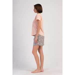 Ensemble élégant pour femme avec veste courte à col rond et manches courtes, idéal pour tous les jours - Product Image 2