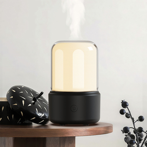 Lámpara de noche multifunción, humidificador de aceite esencial de aromaterapia para el hogar, difusor de Aroma eléctrico ultrasónico para dormitorio - Product Image 1