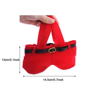 Pantalons de Père <span class=keywords><strong>Noël</strong></span> de luxe <span class=keywords><strong>2024</strong></span> avec sac à bonbons, décorations de <span class=keywords><strong>Noël</strong></span> et de mariage pour enfants, vente en gros d'usine - Product Image 4