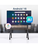 Panel Interactivo VASTLINE de 86 Pulgadas, Android 16, 1080p, Pantalla Táctil de 40 Puntos, Pantalla LED, Certificación AI Google EDLA, Garantía de 3 Años