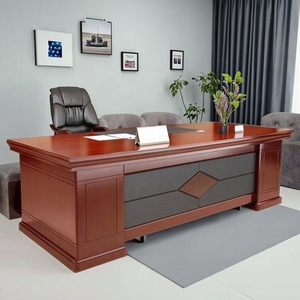Escritorio Ejecutivo Convertible Moderno de Lujo, Ecológico, Grado E1, con Archivador Lateral y Cajón para Uso Comercial - Product Image 3
