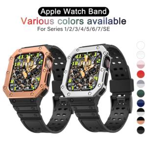 Bracelet de montre coloré en Tpu 38/40/41mm 42/44/<span class=keywords><strong>45</strong></span>/49mm Bracelet de ceinture boîtier de montre rigide pour <span class=keywords><strong>Apple</strong></span> <span class=keywords><strong>Watch</strong></span> Series 1 2 3 4 5 6 <span class=keywords><strong>7</strong></span> 8 - Product Image 6