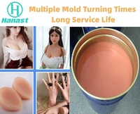 Caoutchouc de silicone liquide vulcanisé au platine haute dureté pour accessoires, moulage de précision industriel