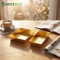 Boîte à sushi jetable écologique Gold Gocan Plus Deluxe - 25 pièces, blanche, Wav Fuang, avec laminage mat et revêtement UV