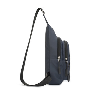 Bolso de Pecho para Hombre Foop, de Nailon, Gran Capacidad, Ultraligero, para Viajes al Aire Libre, Color Sólido, Verano 2025 - Product Image 3