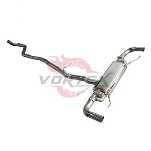 Échappement à valve en acier inoxydable Vortex pour BMW X3 F25 X4 F26 2.0T 3.0T 2011-2018, double sortie, silencieux central soudé TIG, supports de suspension - Product Image 2