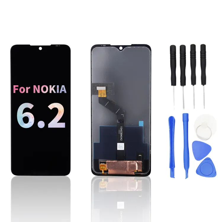 Competitive Price Cell Phone Screen Lcd Assembly For Nokia 6.2 Touch Screen Monitors Display