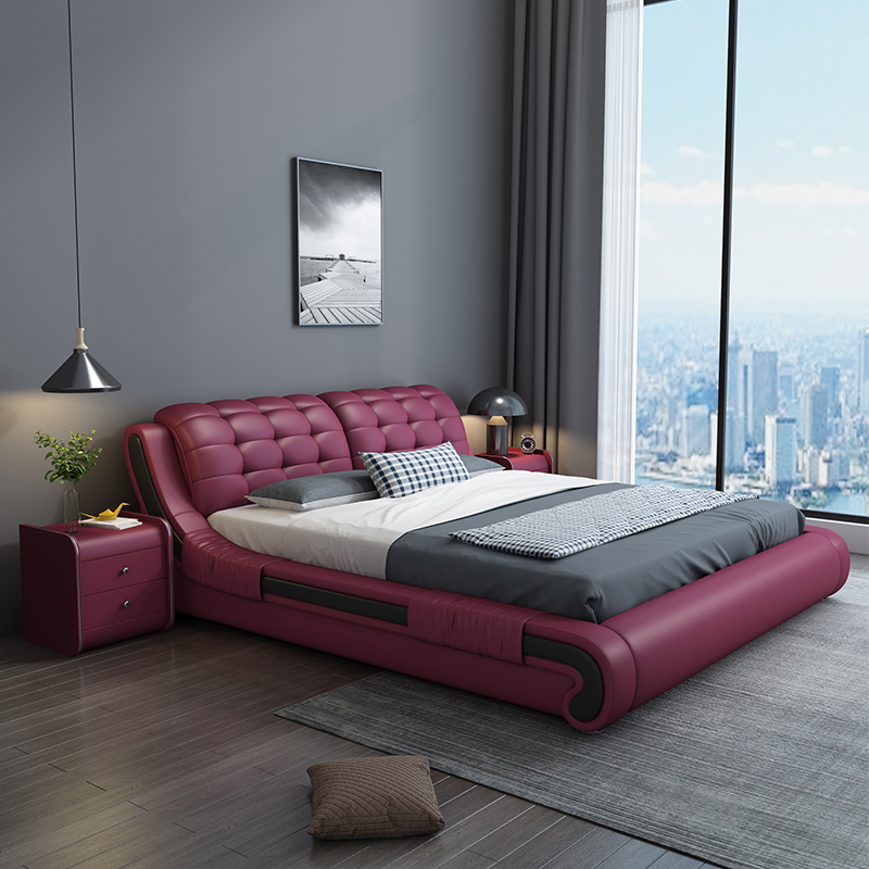 Modern Simple Solid Wood Single Bed