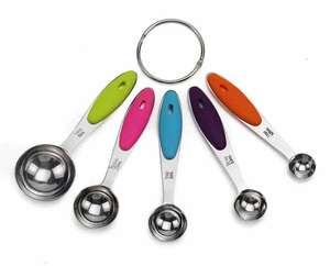 Cucharas medidoras de acero inoxidable, 10 unidades - Product Image 5