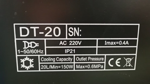 Sanyu Máy làm lạnh DT-20L bể nước lạnh 1 Ph 220V 50/60Hz 20L/PHÚT Chất lượng cao cho máy hàn làm mát - Product Image 4