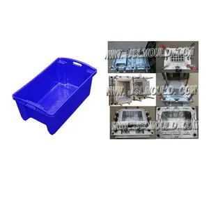 Taizhou experienced Injection Fish Container Plastic Mould manufacturer