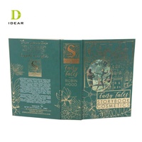Boîte d'emballage d'ombre à paupières avec miroir Rectangle forme de livre personnalisée affichage de produits de luxe boîte de papier cosmétique