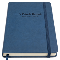 Carnet de notes personnalisable, impression de carnet de notes bleu, planificateur vierge, fournisseur scolaire, agenda, carnets de notes