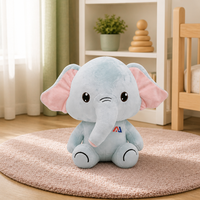 Peluche personnalisée OEM pour enfants, peluche éléphant thaïlandais, peluche animaux sur mesure