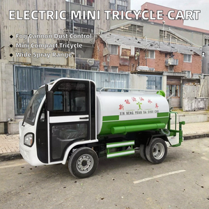Minicarro Eléctrico 4x2 con Motor, Bomba <span class=keywords><strong>de</strong></span> Agua, Tanque, Cañón Nebulizador, Aspersor, Carro <span class=keywords><strong>de</strong></span> Riego, Control <span class=keywords><strong>de</strong></span> Polvo en Carreteras, Jardinización - Product Image 2