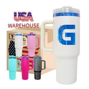 Botella de Agua de Acero Inoxidable de Doble Pared con Recubrimiento en Polvo Multicolor, Plateada en Azul, de 40 oz - Product Image 1
