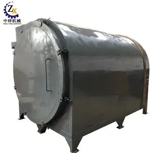 Zhongxiang 4000 degree 2022 new type carbonated coconut shell production line charcoal furnace for carboinzation