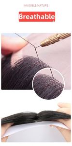 Nuevo Diseño Q6, Sistema de Prótesis Capilares de Alto Rendimiento, 100% Cabello Natural, Tupé Humano - Product Image 4