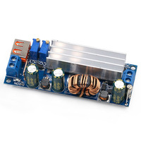 Módulo de potencia de corriente y voltaje constante de refuerzo de alta potencia de 80W Carga de batería de litio 18650 2V-24V Bajo voltaje con USB