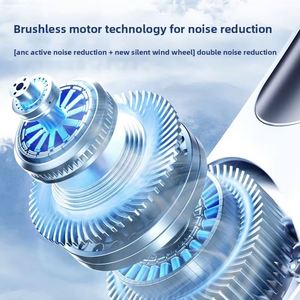 High Quality Factory Wholesale Custom Portable Neck <b>Fan</b> Semiconductor <b>USB</b> <b>Mini</b> Rechargeable Air Cooling Sports Hands-Free - Product Image 2