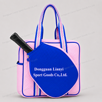 Sac de transport personnalisé pour raquette de pickleball en néoprène avec poche avant pour le jeu sur le terrain – Cadeau idéal pour l'usage en usine ou sur le terrain