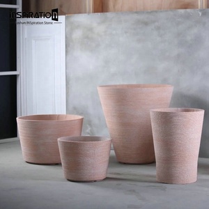 Best Seller vaso da pavimento alto vaso grigio leggero maculato - Product Image 6