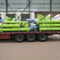 ES325 LSY325 Schroeftransporteur 325mm 3000mm Cement Auger Betoncentrale Fruitgroene Tubulaire Spirale Feeder Fabriek