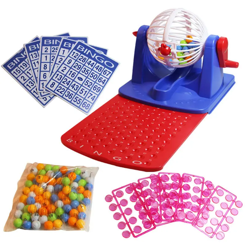 Bingo plastik tel Bingo kafesi oyunu bingo Set