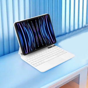 <span class=keywords><strong>Clavier</strong></span> TrackPad sans fil rétro-éclairé en langue personnalisée <span class=keywords><strong>pour</strong></span> <span class=keywords><strong>iPad</strong></span> Pro 11 2018 2020 2021 2022 Air 4ème 5ème génération Magic Keyboard - Product Image 1