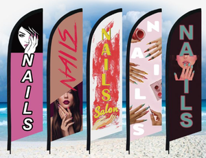 Premium Global Customizable Display Accessories Feather <b>Flags</b> in Various Sizes and Materials for Events and Wholesale - Product Image 5