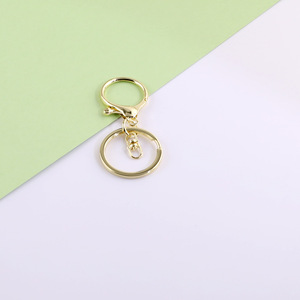Round Dragon Buckle Three Piece Set Lobster Clasp Keychain DIY Jewelry Hardware Metal Plated Fashion <b>Accessory</b> <b>Bag</b> Charm - Product Image 4