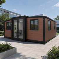 Maison conteneur moderne extensible, configuration 2 chambres, pour la fourniture aux concessionnaires et les commandes en gros