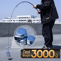 Canne à pêche télescopique portable en fibre de carbone, action rigide, 2,1m 2,7m, multi-sections, poignée droite, pour carpe, lac, rive, lancer longue distance, spinning