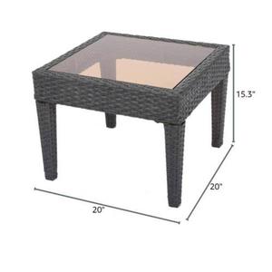 Table d'appoint en osier multi-usage marron pour l'extérieur, table d'appoint, Chine - Product Image 1
