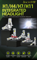 Phares LED H1 Plug and Play au design 1:1, accessoires automobiles, feux de jour DRL, projecteurs de conduite H7 H11 H4 9005