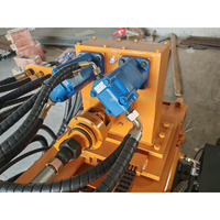 Foreuse rotative pour puits d'eau de 230 m max. avec moteur, équipement de construction à haute mobilité